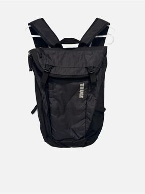 Thule Black Roll-Top Commuter Backpack for Men